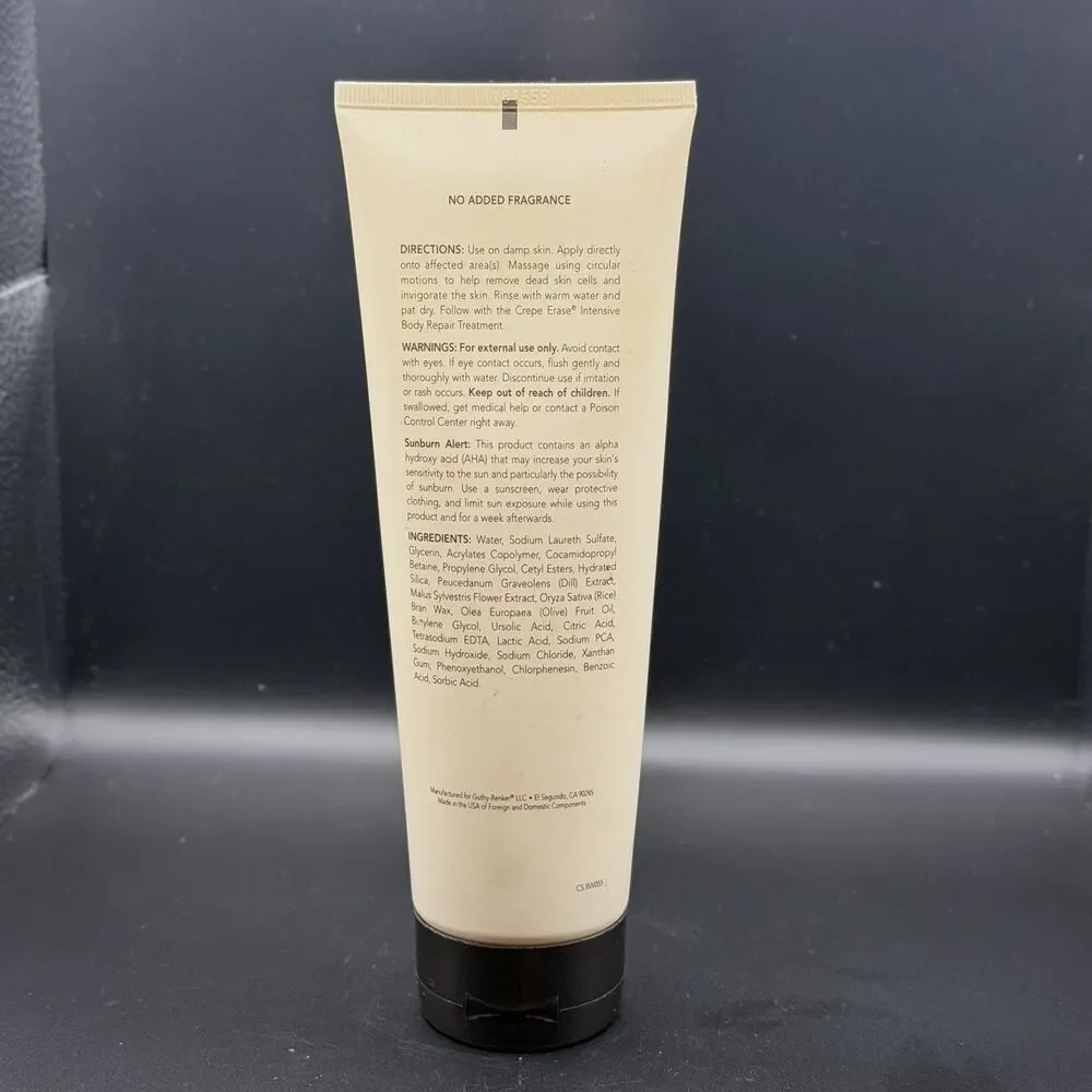 Crepe Erase TruFirm Complex Exfoliating Body Scrub Fragrance-Free 8 fl oz